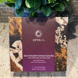 OPTAVIA Select Dark Chocolate Coconut Curry Bars - 7 count -New in Box - 8/22/22